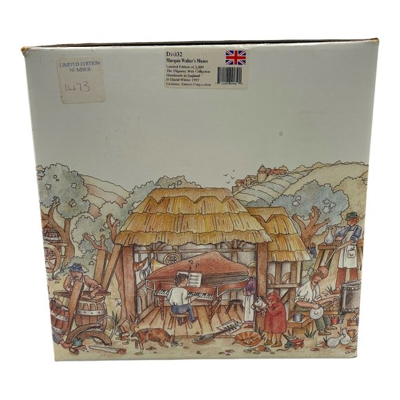 David Winter Marquis Walter's Manor D1032 LE 1473 of 1500 Original Box 1997 - Picture 10 of 12